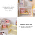 Desktop Rack Cosmetic Stationery Storage Holder, 2-Tier Multifunctional Plastic Shelf Makeup Organizer for Skincare Office Kitchen Bedroom Bathroo...