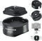 JF-Q2S Arca Type Camera Qucik Release Plate Kit, with Arca Swiss Peak Design Capture V3 Camera Clip?1/4" 3/8" Thread for Tripod Slider, Weighs 120...
