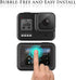 Orzero (3 Sets 9 Packs) Tempered Glass Protector Compatible for GoPro Hero 8, 3Pcs Screen Protectors+3Pcs Display Lens Protectors+3Pcs Front Scree...