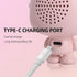 Bear Fan, Handheld Fan, Portable Neck Fan, Cute Desk Fan, Rechargeable, 3 Speed Wind, Bladeless Design, Exquisite Appearance, Pink...
