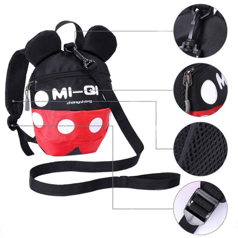 ?Baby Toddler Leash Baby Leash Backpack Little Kid Boys Girls Anti-Lost Travel Bag Harness Reins Cute Cartoon Backpacks with Safety Leash for Baby...