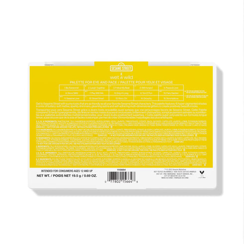wet n wild x Sesame Street, Eye & Face Palette...