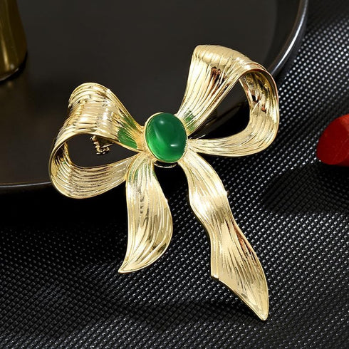 Rhinestone Brooch for Women 18k Gold Plated Brooch Pin Fashion Brooch Lapel Pin Dress Accessories Safety Pin Jewelry Thanksgiving Day Birthday Wed...