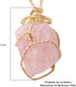 Shop LC Crystal Necklaces - Handmade Healing Amethyst & Rose Quartz, Fluorite & White Crystal, Citrine & Tiger's Eye Raw Gemstone Necklace Sets - ...