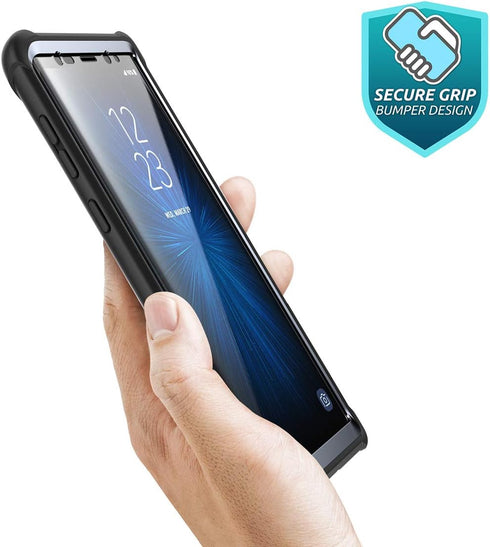 i-Blason Ares Designed for Galaxy Note 9 Case, Full-Body Rugged Clear Bumper Case with Built-in Screen Protector for Galaxy Note 9 2018 Release, B...
