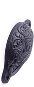 Renovators Supply Manufacturing Cabinet Handles 4.5 in. Black Wrought Iron Cabinet Knobs, Drawer Pulls with Mounting Hardware Pack of 6...