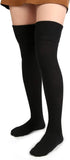 Women Thigh High Socks Extra Long Cotton Knit Warm Thick Tall Long Boot Stockings Leg Warmers...