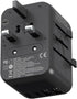 MINIX 35W Universal Travel Adapter 6 in 1 European Travel International Power Plug Adapter Max 3 USB C 2 USB A Ports All-in-One Worldwide Wall Cha...