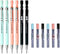 6pcs 2.0mm Mechanical Pencils with 36pcs Black Lead Refills for Student Writing Draft Crafting Drawing Art Sketching Home Office School Supplies...