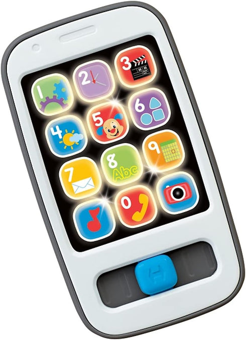 Fisher-Price Baby & Toddler Toy, Laugh & Learn Smart Phone, Gray with Lights & Educational Music for Infants Ages 6+ Months...