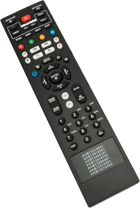 New Repalced Remote Control AKB73615702 AKB73315301 fit for LG Blu-ray Disc DVD Player BP420 BP520 BP620 BP620N BP620C H7420P BP420N BH7220B BH752...