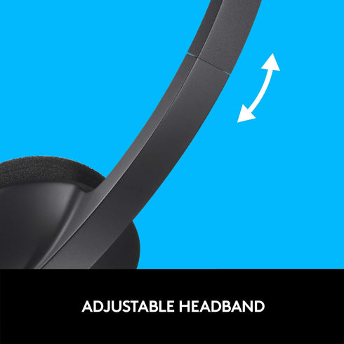 Logitech USB Headset H340, Stereo, USB Headset for Windows and Mac - Black......