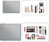2 Pack Makeup Bag for Purse, Vegan Leather, Travel Makeup Pouch Cosmetic Bag Zipper Pouch Bags,Travel Toiletry Bags for Women (A Silver, 9x7 inch)...
