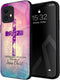 Jesus Christ Cross Case for iPhone 12 Girly Non-Yellowing Case for iPhone 12 Jesus Christ Cross with Glass Back...