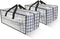 Clear Storage Bags with Zipper, 2 Pack Large Moving Bags Heavy Duty Extra Large, Plastic Storage Totes for Clothes, College dorm Packing Bags with...
