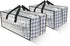 Clear Storage Bags with Zipper, 2 Pack Large Moving Bags Heavy Duty Extra Large, Plastic Storage Totes for Clothes, College dorm Packing Bags with...