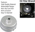 1.8L Oil Filter Wrench Oil Filter Cap Removal Tool 64mm 14 Flute Compatible with Toyota Lexus Prius Scion CT200h for 1.8L 4 Cylinder Engine with C...