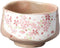 Yamakiikai Minou Pottery Japanese Tea Bowl Shirokesho Pink Cherry blossoms Made by ???? (KaneJin) F1727 from Japan...