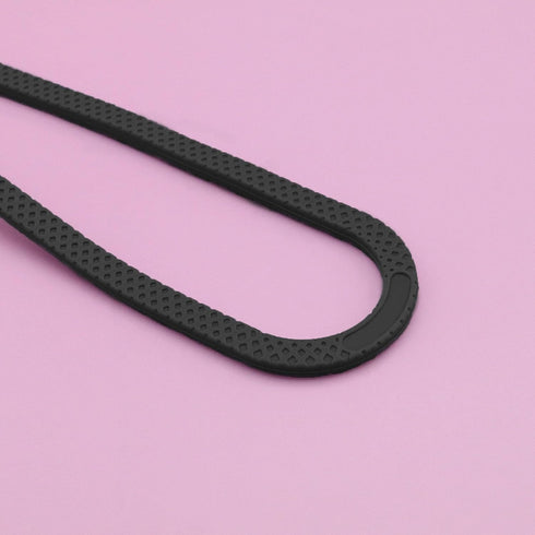 2PCS Silicone Anti-Loss Straps Compatible with Samsung Galaxy Buds 2 Bluetooth Earphone Soft Neck Rope Cord Sport Lanyard 40cm Length (Black & Gre...