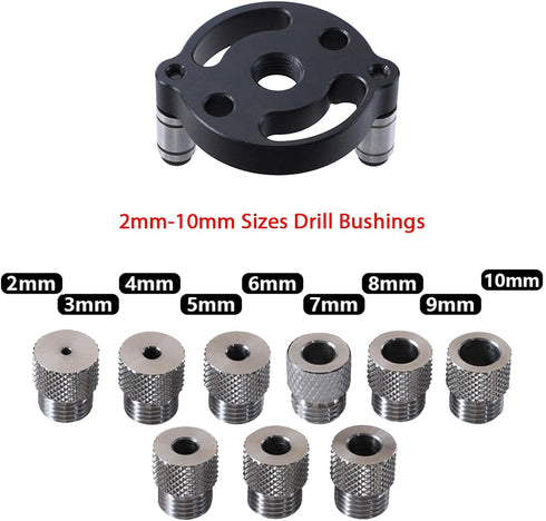Self Centering Doweling Jig, Self Center Dowel Jig Handheld Drill Guide for Straight Holes Wood Panel Hole Puncher Locator Woodworking Joints Tool...