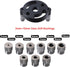 Self Centering Doweling Jig, Self Center Dowel Jig Handheld Drill Guide for Straight Holes Wood Panel Hole Puncher Locator Woodworking Joints Tool...