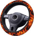 Flames Burning Fire Elastic Steering Wheel Cover, Universal 15 Inch Fit, Neoprene Rubber Car Steering Wheel Covers, Anti-Slip Car Accessories For ...