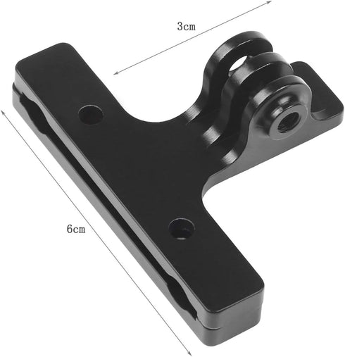 D&F 2Pcs Bicycle Saddle Rail Mount CNC Alloy Bike Camera Mount for All GoPro Hero SJCAM YI Campark Crosstour and Other Action Camera...
