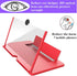 3D Screen Magnifier Amplifier, Boolian,HD Amplifier Projector for Movies, Videos and Games. Foldable Phone Stand with Screen Amplifier for All Sma...