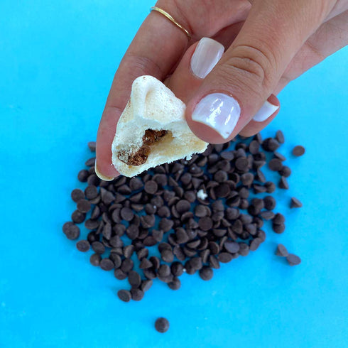 Krunchy Melts Original Meringue Cookies | Chocolate Chip Flavor | Only 90 Calories Per Serving | Low Fat, Gluten Free, Dairy Free (4 Oz)...