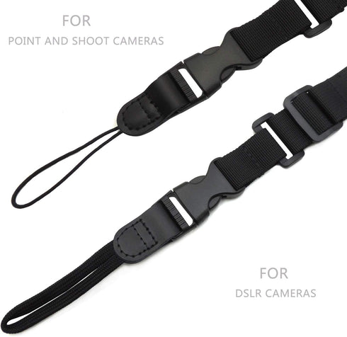Camera Neck Straps with Quick Release Black for DSLR Camera or Binoculars Strap...