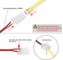 PAUTIX 8pcs 2-Pin 8mm COB LED Strip to Wire Connector Unwired Clips Solderless Adapter Terminal Extension Connection,4pcs L-Shaped Connectors for ...