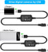 TKDY for Sony Hi8 Handycam Camcorder Charger AC-L100 USB Power Cord, ACL100 Power Adapter Supply for DCR TRV128 TRV103 TRV130, CCD-TRV108 TRV308 R...