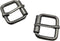 20Pcs Sliver Metal Roller Buckle Ring ZQMALL for Hardware Belt Bags Ring Hand DIY Accessories - (Black 20mm) Q340...