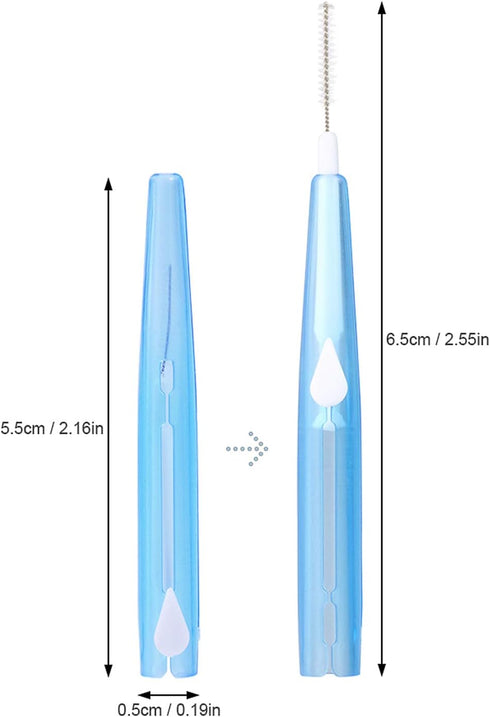 60Pcs/Box Dental Floss Picks Refill Toothpick Flosser Inter-Dental Stick Teeth Stick for Oral Deep Clean Health Care...