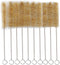 Test Tube Cleaning Brush 25mm Dia. Tan Bristles Radial Tip 8.5inch Length Tube Wash Cleaning Brush for Lab Set Chemistry, 15 Pack (8.5in)...
