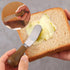 2 Pack Butter Spreader Knife Standing, Stainless Steel Cheese Spreader Knives with Wood Handle, Butter Knives with Sharp Edge for Easily Cutting &...