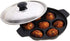 SHRIYA Appam Patra Paniyaram Non-Stick Pan 7 Cavities Non-Stick Appam Patra Appam Chetty Paniyaram Pan Patra with Stainless Steel Lid...