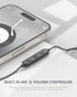 MS28 - Wired Sleep Earbuds for Side Sleeper, in-Ear Small Headphones with Microphone, Noise Isolating Earphones with Pure Sound for Side Sleeping,...