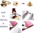 Leather Rivets 12 PCS Brass Ball Studs Screw Rivets, 360 Degree Rotatable D Ring for Purse Hardware for Bag Making Handbag Phone Case Belt DIY, Le...
