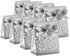 KUPOO 50PCS Candy Boxes,Silver Ribbon Wedding Favor Boxes Candy Bag Cake Box for Wedding Party Decoration Easter (silver)...