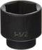 Grey Pneumatic (2048R) 1/2" Drive x 1-1/2" Standard Socket...