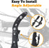 Bike Kickstand Adjustable Rear Mount aluminum alloy Bicycle Kickstand for 24” 26” 700C 27.5” 28” inch Mountain Bike Adult Bike...
