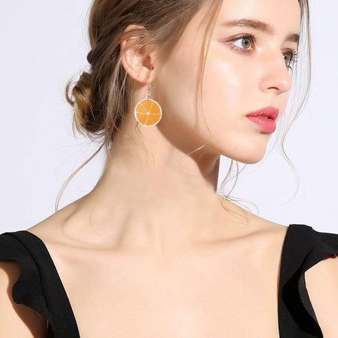 SUNNYCLUE 1 Box DIY 7 Pairs Thanksgiving Day Harvest Themed Earrings Polymer Clay Cluster Fruit Dangle Earring Making Kits Polymer Clay Fruit Bead...