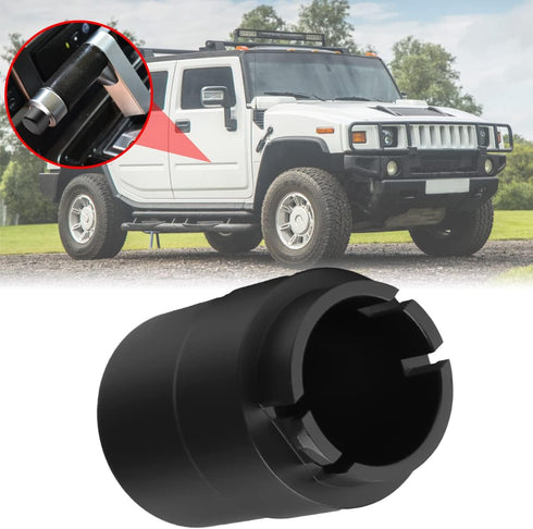 Transmission Shifter Button Knob, Gear Shift Handle Button for Hummer H2 & H2 SUT 2003 to 2009, CNC Aluminum Alloy Anti-Rust Durable for Hummer Ac...