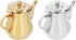 Stainless Steel Tea Pot With Filter Rust Proof Durable Oil Strainer Pot For Hotels Restaurants Homes 850ml Tea Kettle(Gold)...