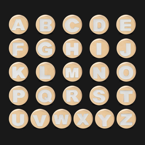 26 Pack Bling Gold Letter Decoration Charms Alphabet ABC-Z Characters, DIY for Boy Girl Teens Men Women and Adults...