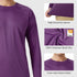 Men's UPF 50+ Rash Guard Swim Shirt Long Sleeve Moisture Wicking Quick Dry Lightweight Wrinkle-resistant Fishing Running, Berry Conserve, Small...