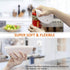 Silicone Trivet Mat Pot Holders, 5 Pack Heat Resistant Non-Slip Kitchen Trivets, Super Soft Flexible Easy to Wash and Dry, Perfect for Hot Pots an...