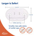 Safety Innovations, Ultimate Outlet Safety Cap, Baby Proofing Outlet Plugs, Child Safety Electrical Outlet Covers, Easy Installation, Protect Todd...
