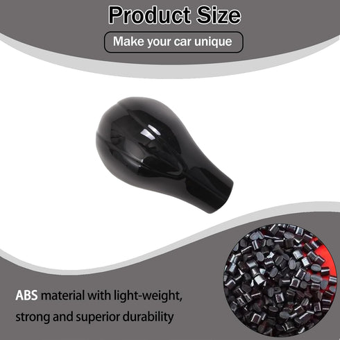 ABS Gear Shift Knob Head Cover Compatible with Infiniti QX80 2013-2017/Nissan Touareg Gear Shift Knob Head Cover Cap,Car Gear Handle Head Gear Lev...